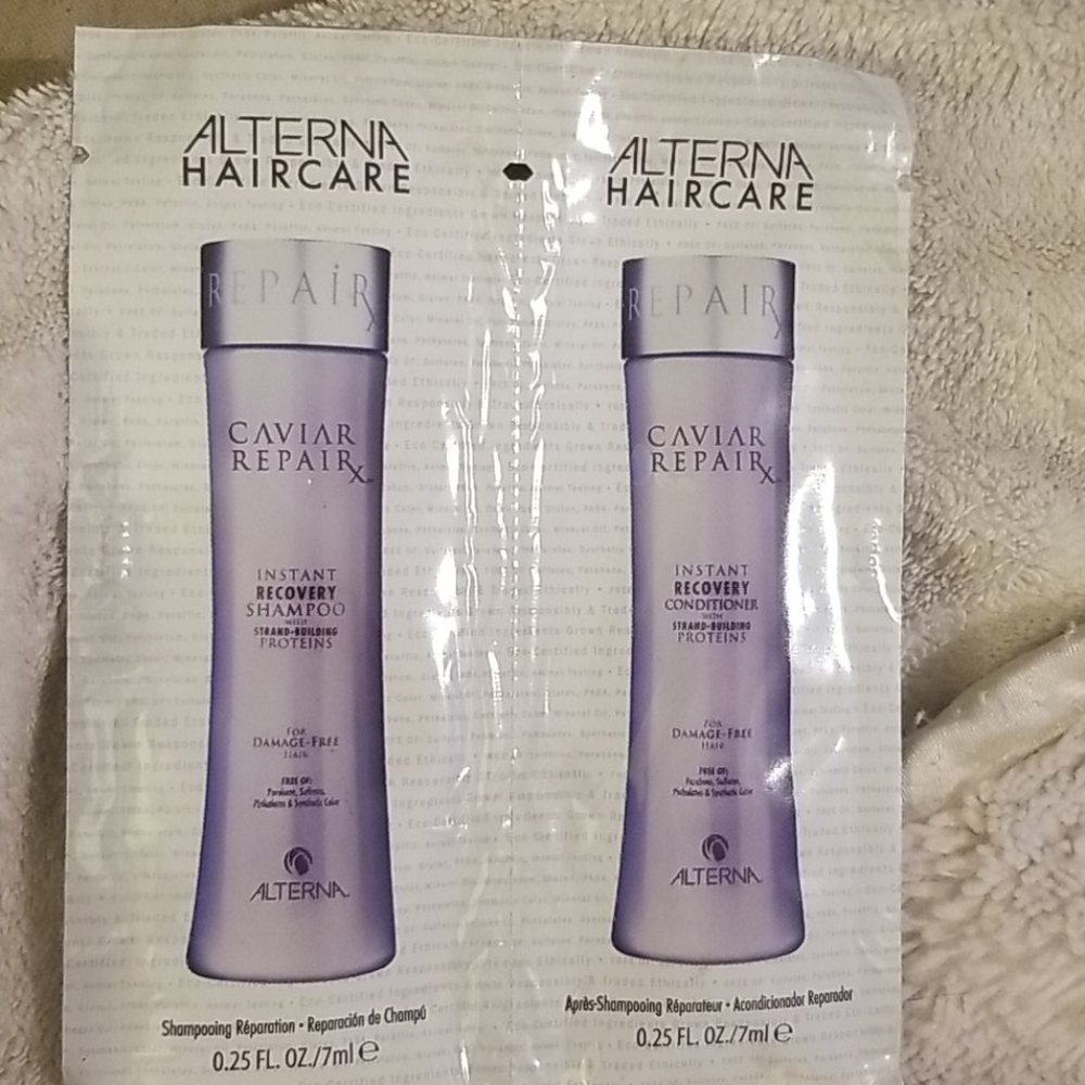 4/25 bundle item. Alterna Instant Recovery Hair Sample 2 Packet FREE